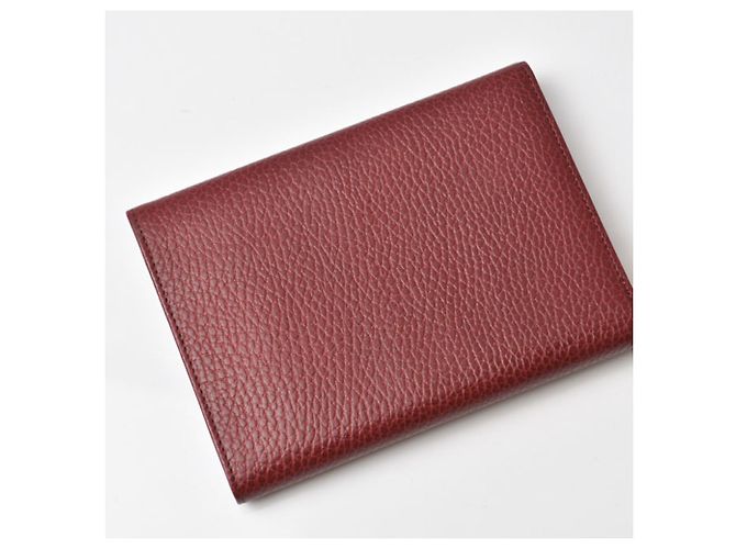 Cartier Tri-fold Wallet in Bordeaux Dark red - view 5