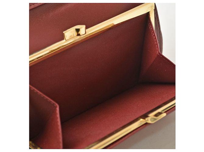 Cartier Tri-fold Wallet in Bordeaux Dark red - view 8