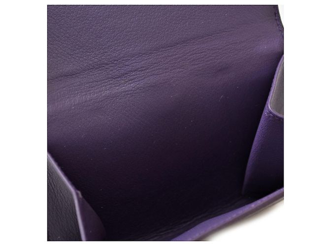Cartera Loewe Anagram Trifold en Purple Púrpura - vista 7