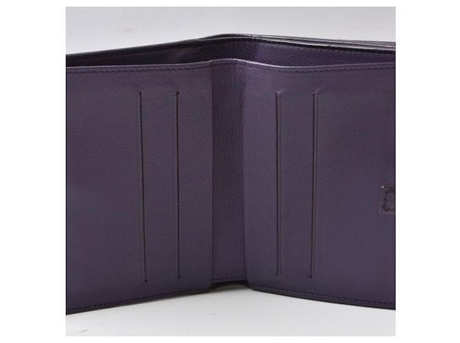 Cartera Loewe Anagram Trifold en Purple Púrpura - vista 8