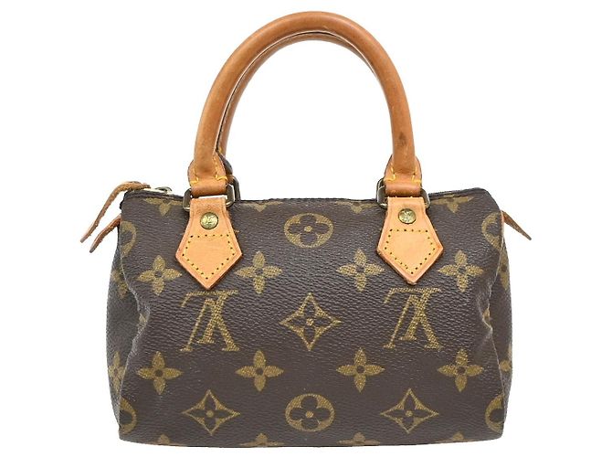 Louis Vuitton Speedy Mini HL Monogram Canvas mini Marrone - vista 2