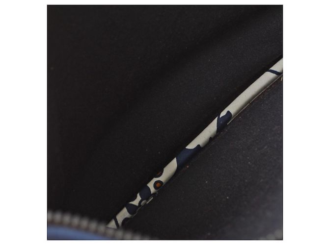 Hermès Pouch Hermes Neoban MM in Nylon Blu navy - vista 10