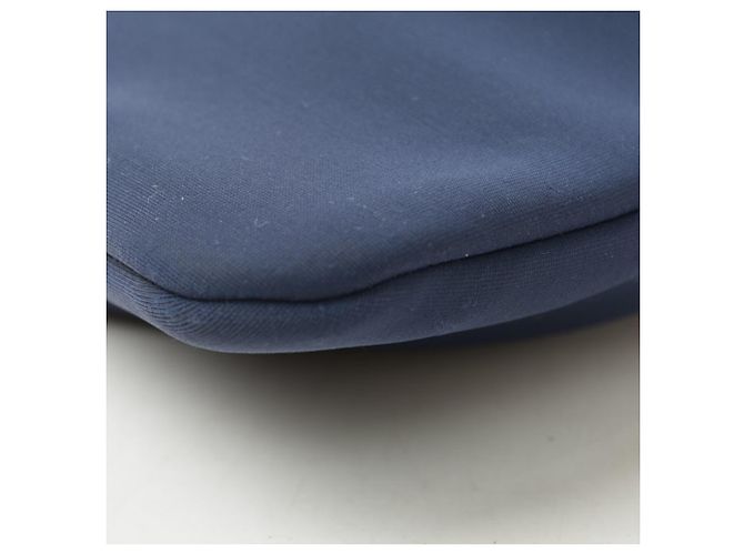 Hermès Pouch Hermes Neoban MM in Nylon Blu navy - vista 6