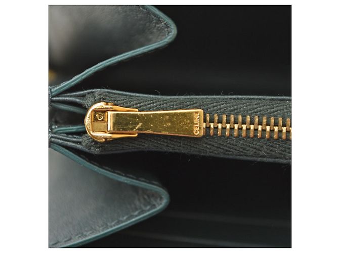 Céline Monedero Celine Green Triomphe Embossed Verde - vista 10