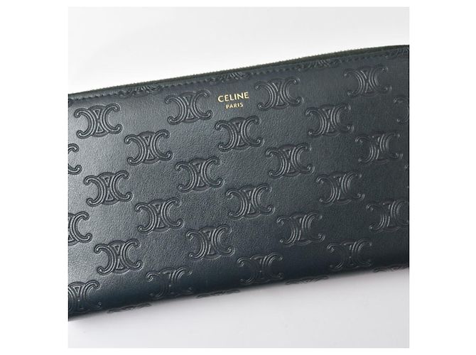 Céline Monedero Celine Green Triomphe Embossed Verde - vista 3