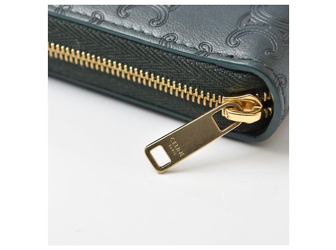 Céline Monedero Celine Green Triomphe Embossed Verde - vista 5