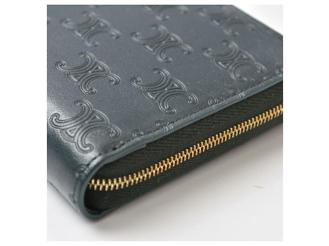 Céline Monedero Celine Green Triomphe Embossed Verde - vista 6
