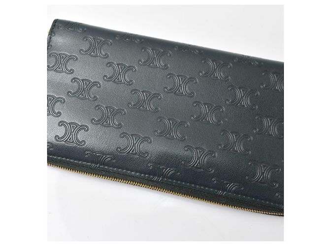 Céline Monedero Celine Green Triomphe Embossed Verde - vista 7
