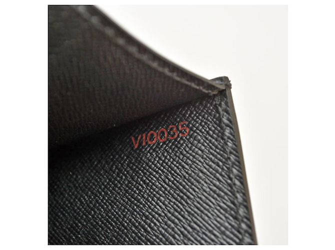 Louis Vuitton Epi Pochette Sellier Dragonne Nero Grigio - vista 11