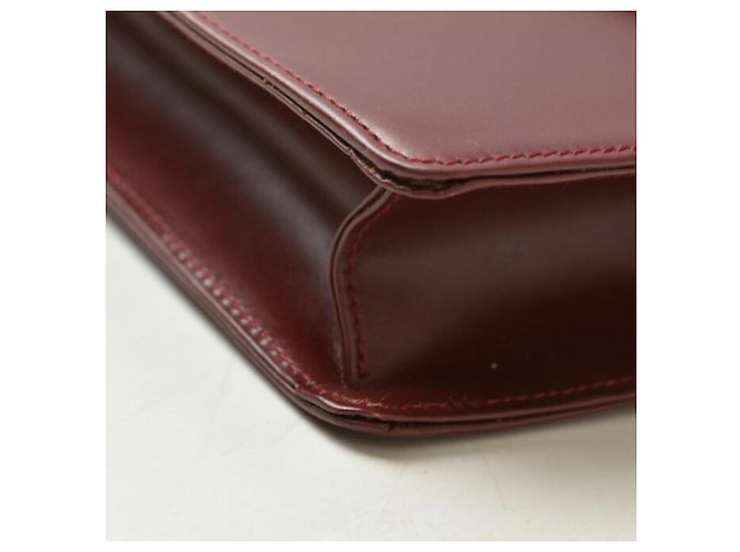 Borsa a pochette Cartier Must Line Bordò - vista 12