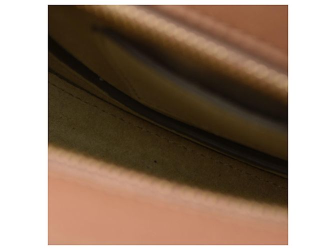 Borsa a mano Chloé in pelle beige rosa - vista 9
