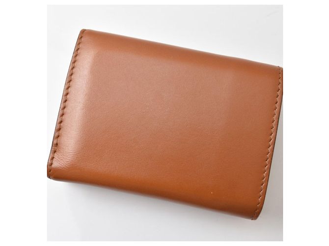 Fendi Brown Leather Tri-Fold Wallet - view 5