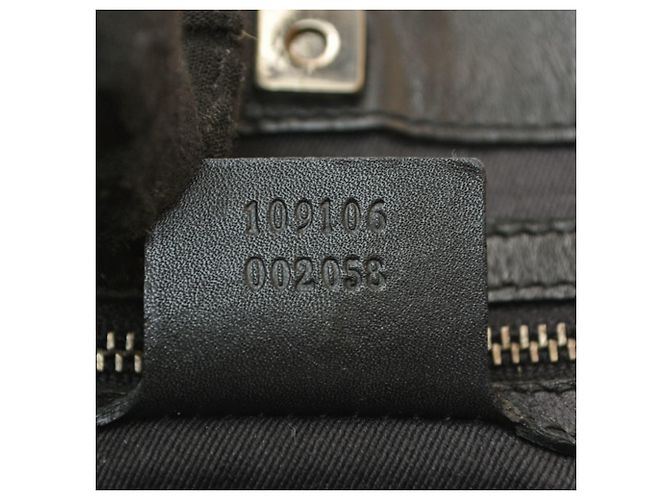 Borsa a tracolla Gucci in tela GG nera Nero - vista 14