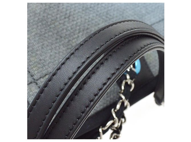 Chanel Deauville Canvas Medium Braun - Ansicht 6