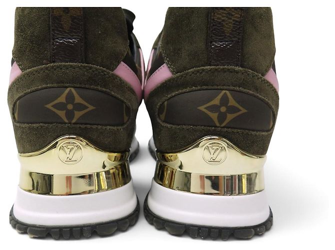 SNEAKERS LOUIS VUITTON RUN AWAY MONOGRAM LOGO LV P36 KAKI NUOVE Cachi - vista 5