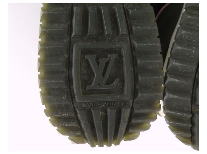 SNEAKERS LOUIS VUITTON RUN AWAY MONOGRAM LOGO LV P36 KAKI NUOVE Cachi - vista 7