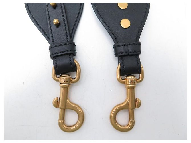 NEW CHRISTIAN DIOR NAVY BLUE CANVAS SHOULDER STRAP - view 4