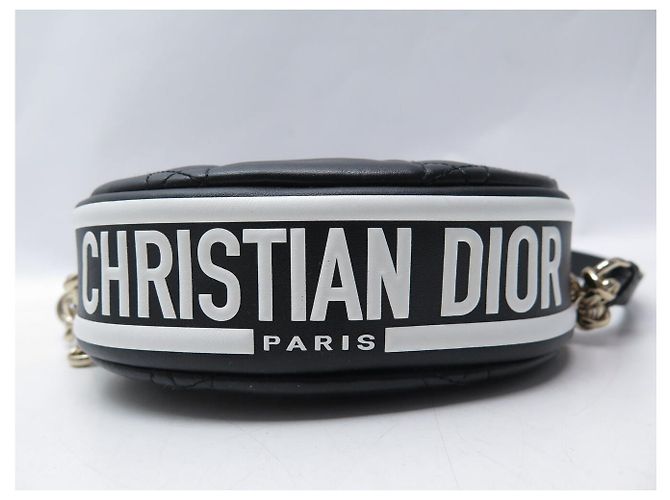 NUOVA BORSA A MANO CHRISTIAN DIOR VIBE MICRO IN PELLE CANNAGE BORSA A TRACCOLLA Nero - vista 7
