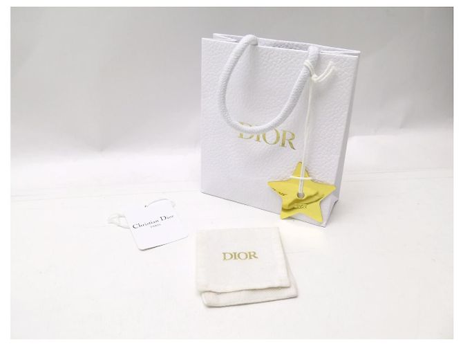 NEU EINZELNER DIOR J'ADIOR STRASS HÄNGER OHRRING GOLDFARBENES METALL Golden - Ansicht 10