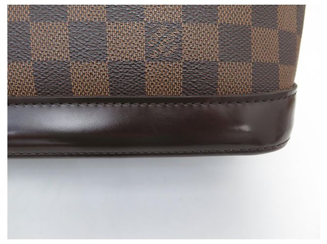 BORSA A MANO LOUIS VUITTON ALMA PM N53151 TOILE DAMIER EBENE - vista 16