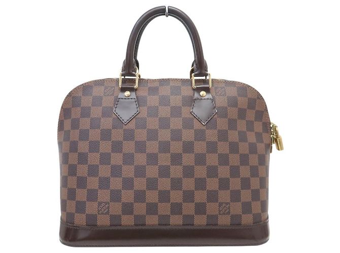 BORSA A MANO LOUIS VUITTON ALMA PM N53151 TOILE DAMIER EBENE - vista 2