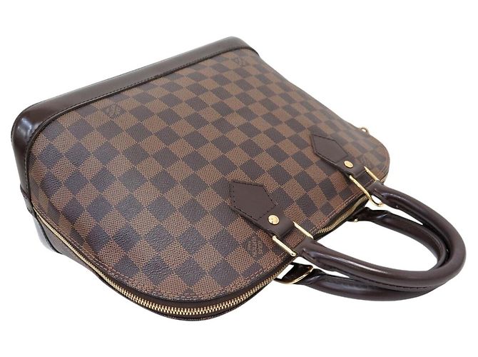 BORSA A MANO LOUIS VUITTON ALMA PM N53151 TOILE DAMIER EBENE - vista 6