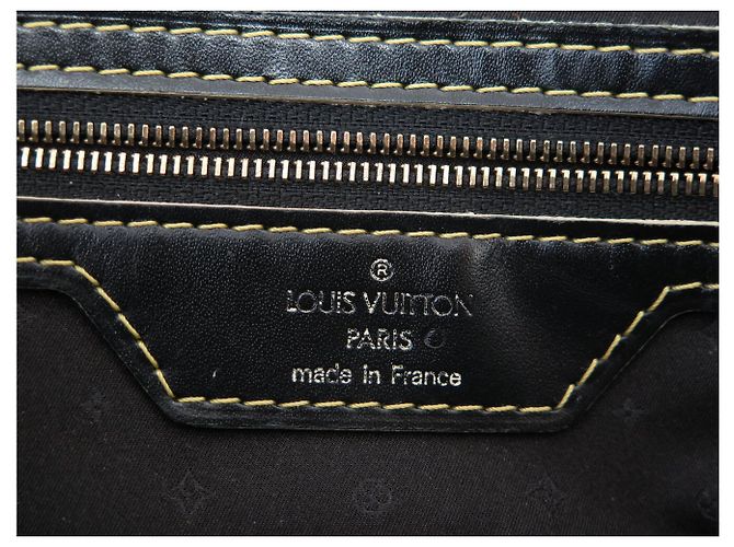 BOLSO DE MANO LOUIS VUITTON LOCKIT PM M91888 CUERO SUHALI NEGRO - vista 11