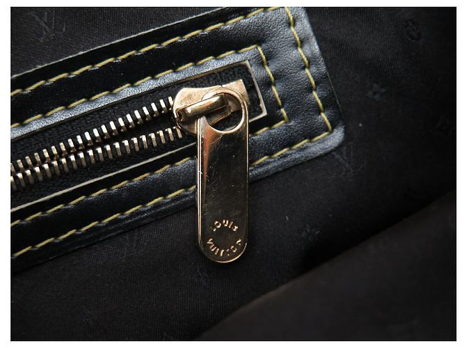 BOLSO DE MANO LOUIS VUITTON LOCKIT PM M91888 CUERO SUHALI NEGRO - vista 12