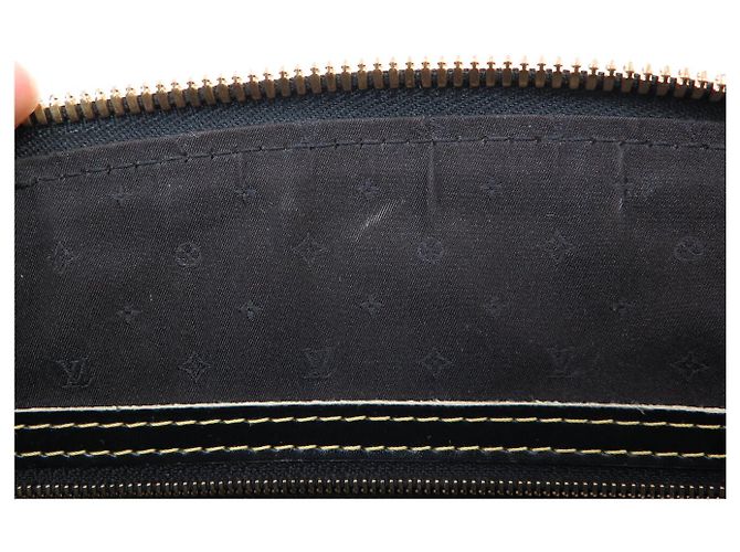 BOLSO DE MANO LOUIS VUITTON LOCKIT PM M91888 CUERO SUHALI NEGRO - vista 13