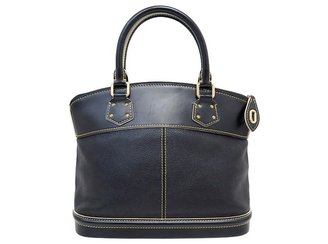 BOLSO DE MANO LOUIS VUITTON LOCKIT PM M91888 CUERO SUHALI NEGRO - vista 2