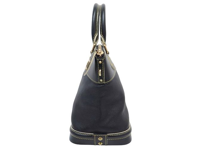 BOLSO DE MANO LOUIS VUITTON LOCKIT PM M91888 CUERO SUHALI NEGRO - vista 3