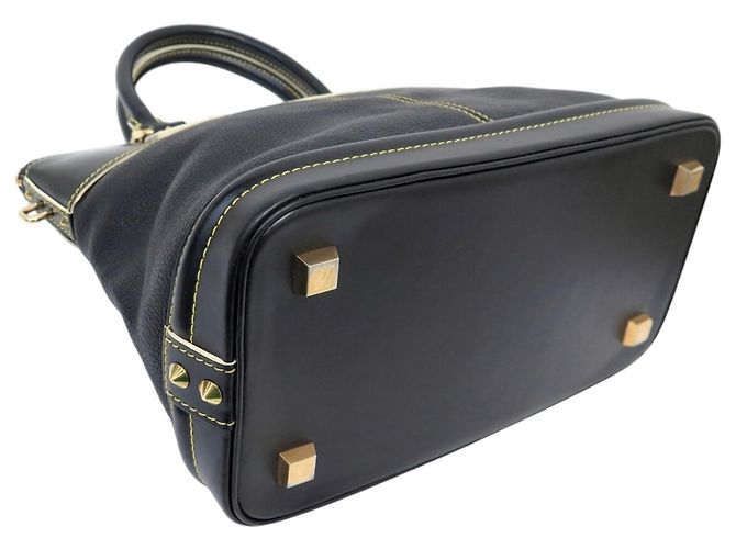 BOLSO DE MANO LOUIS VUITTON LOCKIT PM M91888 CUERO SUHALI NEGRO - vista 5