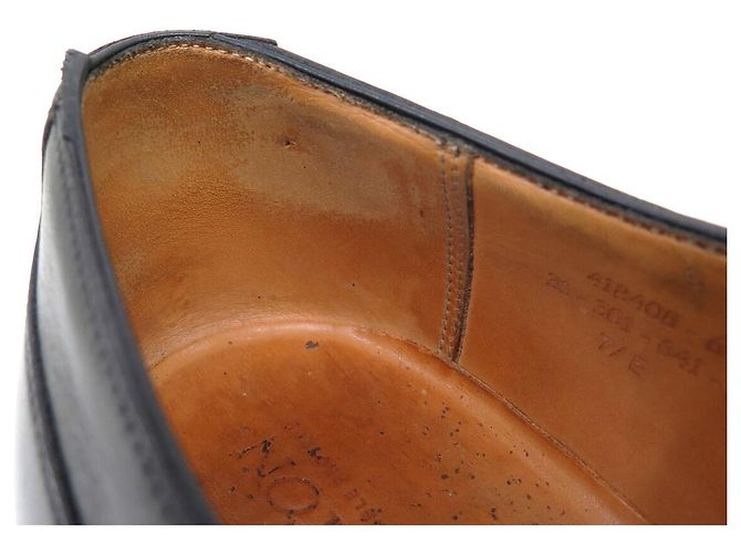 ZAPATOS JM WESTON GOLF DERBY 641 7.5E 41.5 LARGE 42 EN CUERO NEGRO - vista 11