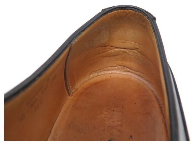 ZAPATOS JM WESTON GOLF DERBY 641 7.5E 41.5 LARGE 42 EN CUERO NEGRO - vista 12