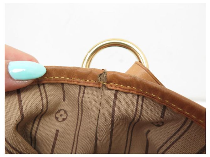 BORSA A MANO LOUIS VUITTON DELIGHTFUL MM TOILE MONOGRAM M40353 TOTE Marrone - vista 18