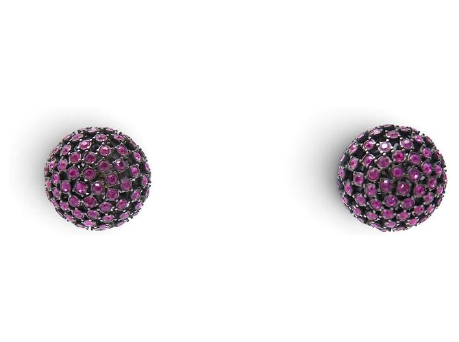 NUOVI ORECCHINI DIOR TRIBALES PERLA E STRASS VIOLET PEARL Porpora - vista 3