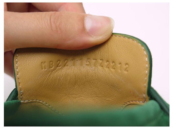 Hermès SCARPE HERMES MOCASSINI COLETTE H221157Z 36.5 CAPRA VELLUTO VERDE - vista 10