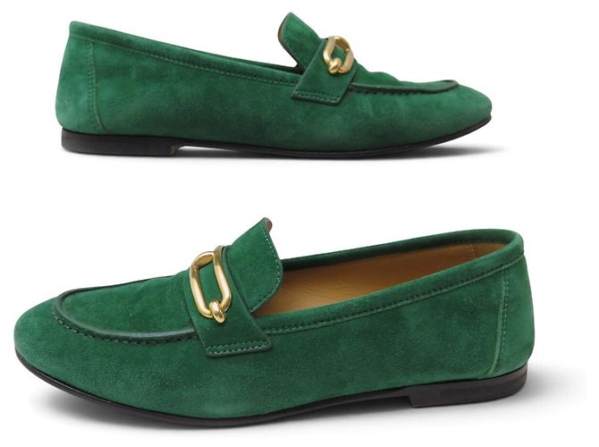 Hermès SCARPE HERMES MOCASSINI COLETTE H221157Z 36.5 CAPRA VELLUTO VERDE - vista 3