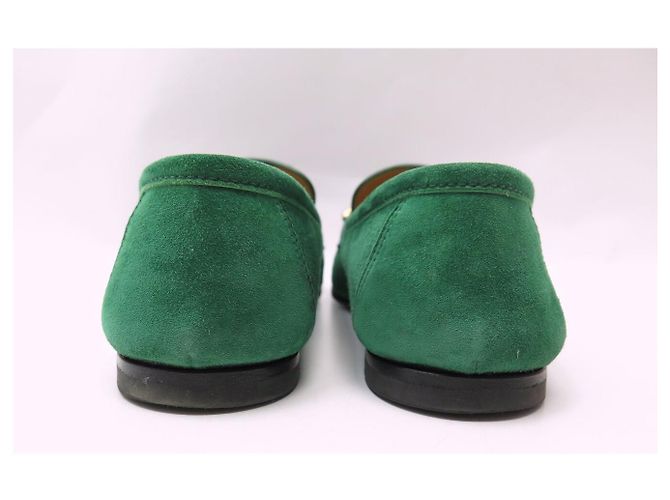 Hermès SCARPE HERMES MOCASSINI COLETTE H221157Z 36.5 CAPRA VELLUTO VERDE - vista 5