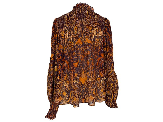 Blusa Ida Ulla Johnson in cotone multicolore - vista 3