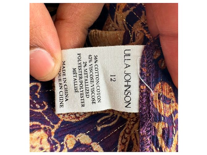 Blusa Ida Ulla Johnson in cotone multicolore - vista 5