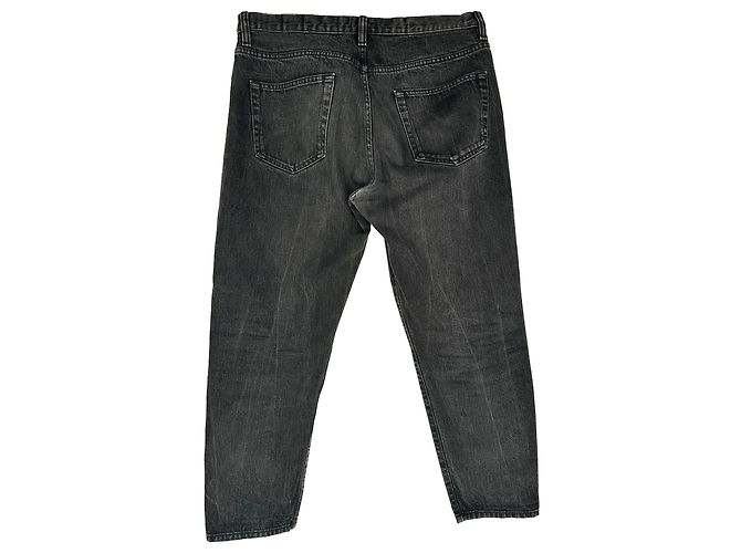 Jeans a gamba dritta Prada in cotone nero - vista 2