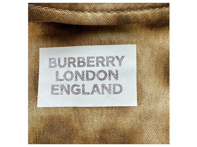 Polo Oversized Burberry con Stampa Animalier in Cotone Multicolor Multicolore - vista 5