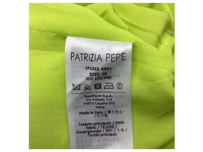 Mono corto Patrizia Pepe en poliéster verde neón - vista 8