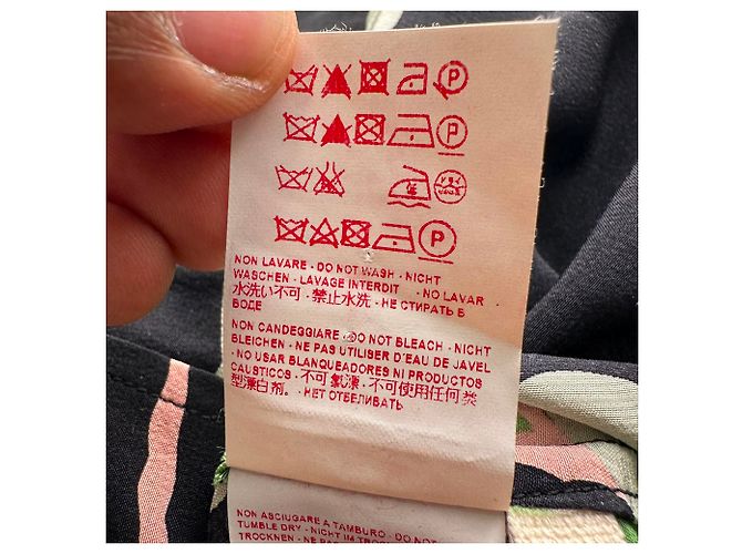 Marni Langarmbluse mit abstraktem Print aus mehrfarbiger Seide Mehrfarben - Ansicht 8