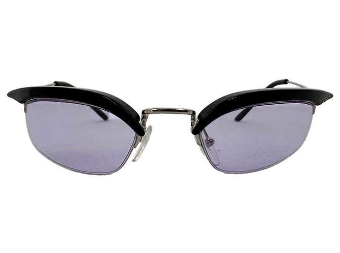 Occhiali da sole Prada Cat-Eye in metallo viola Porpora - vista 2