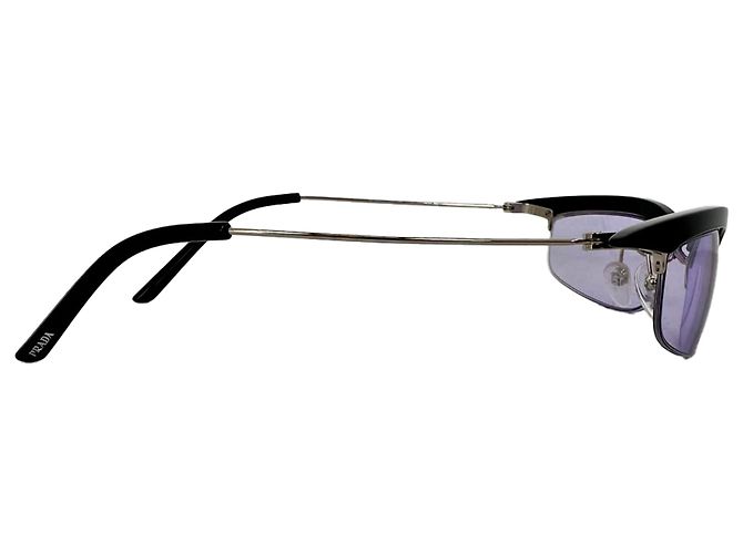 Occhiali da sole Prada Cat-Eye in metallo viola Porpora - vista 5