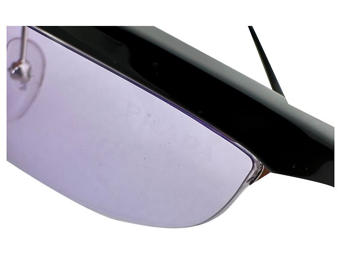 Occhiali da sole Prada Cat-Eye in metallo viola Porpora - vista 7