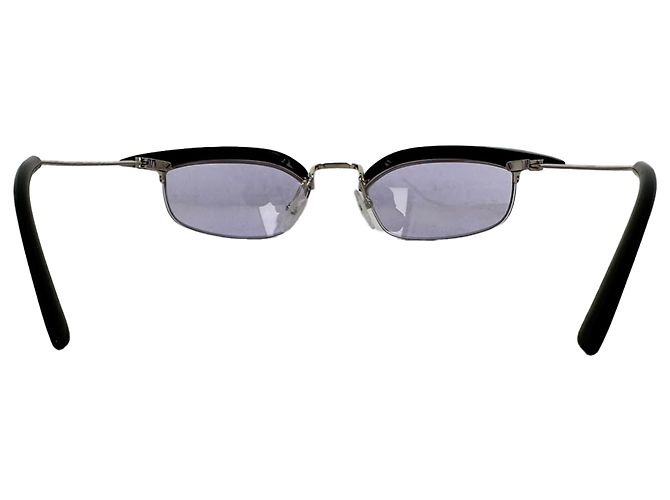 Occhiali da sole Prada Cat-Eye in metallo viola Porpora - vista 8