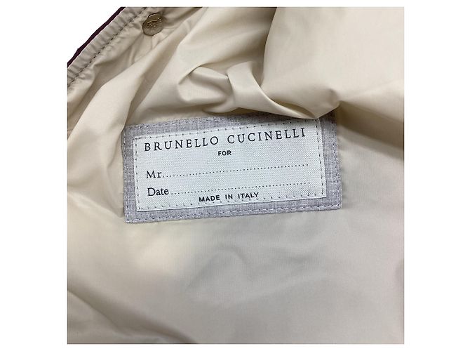 Brunello Cucinelli Steppweste aus braunem Polyamid - Ansicht 7